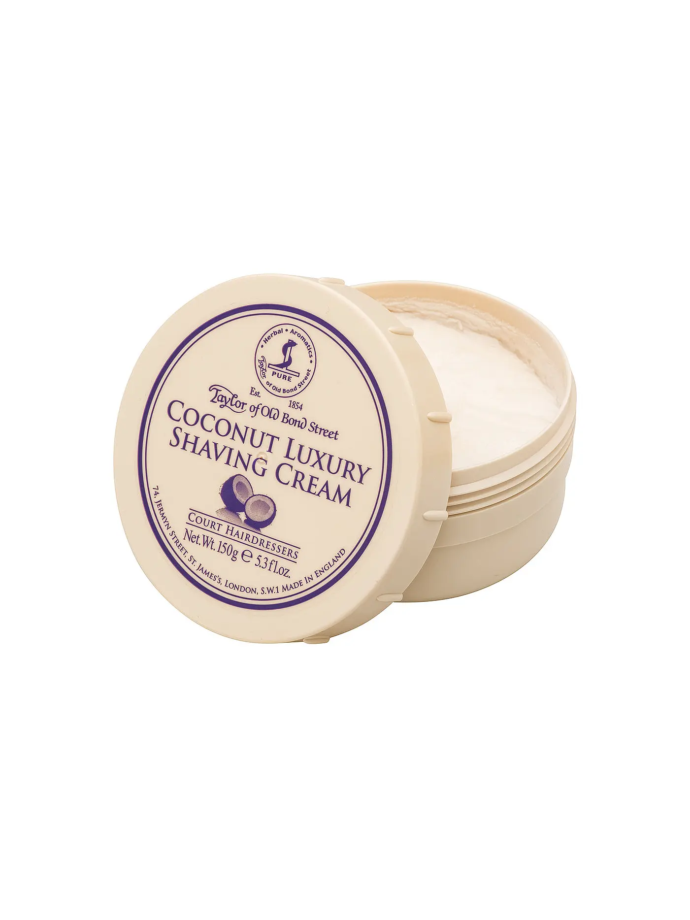 TAYLOR OF OLD BOND STREET | Shaving Cream Bowl "Coconut" 150g | 